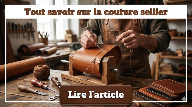 Tout savoir sur la couture sellier : définition, techniques et usages